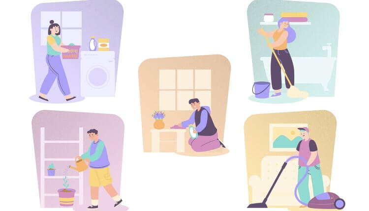 برنامه ریزی نظافت منزل