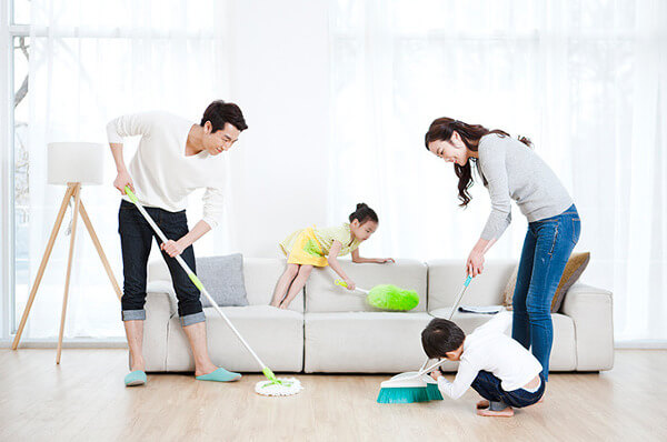 آمار نظافت منزل