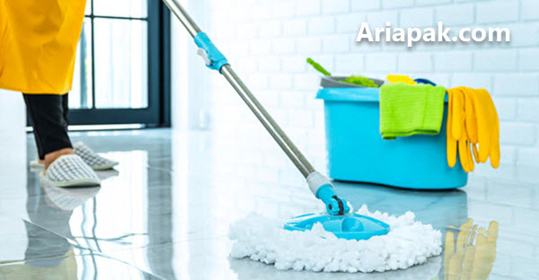 نظافت منزل در گیشا - شرکت خدمات گیشا - آریا پاک