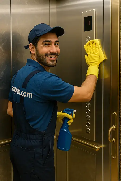 شرکت نظافتی در مهرآباد