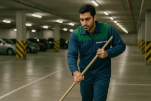 نظافت گاراژ و انباری – اعزام نظافتچی حرفه ای