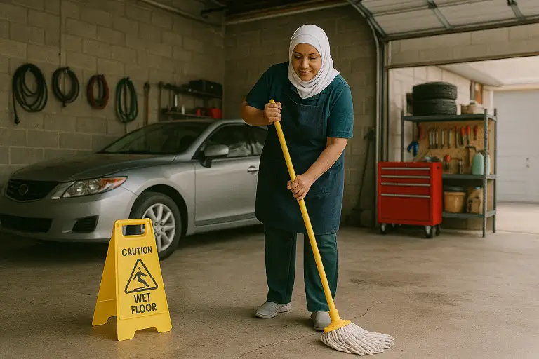 نظافت گاراژ
