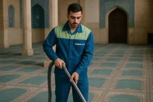نظافت مسجد و حسینیه ها – اعزام نظافتچی