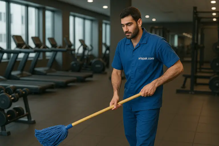 نظافت باشگاه ورزشی