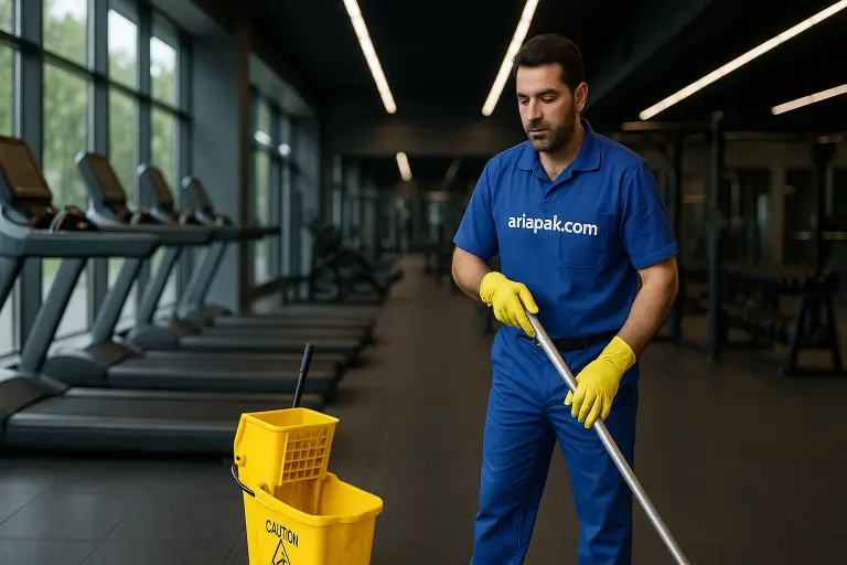 نظافت باشگاه ورزشی و بدنسازی – اعزام نظافتچی