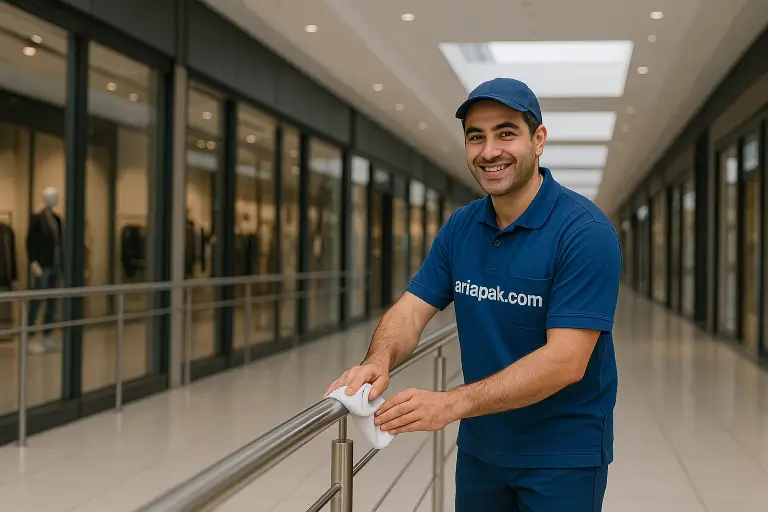 نظافت مرکز خرید