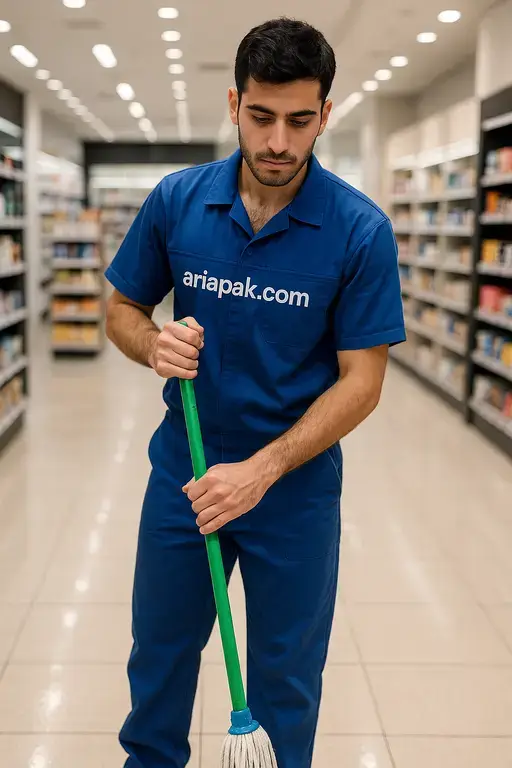 نظافتچی فروشگاه