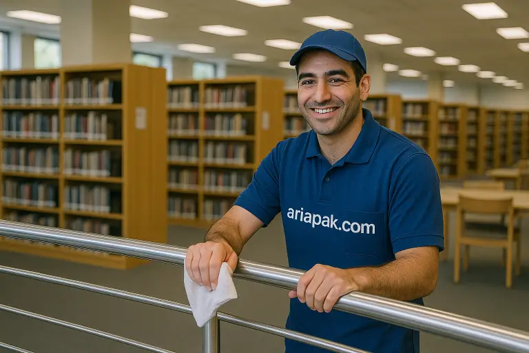 نظافت کتابخانه عمومی