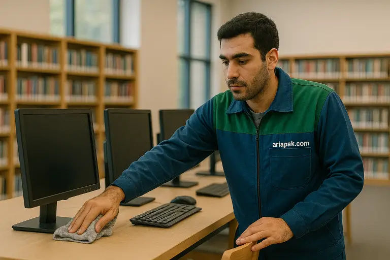 نظافت کتابخانه عمومی