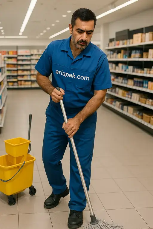 نظافتچی فروشگاه